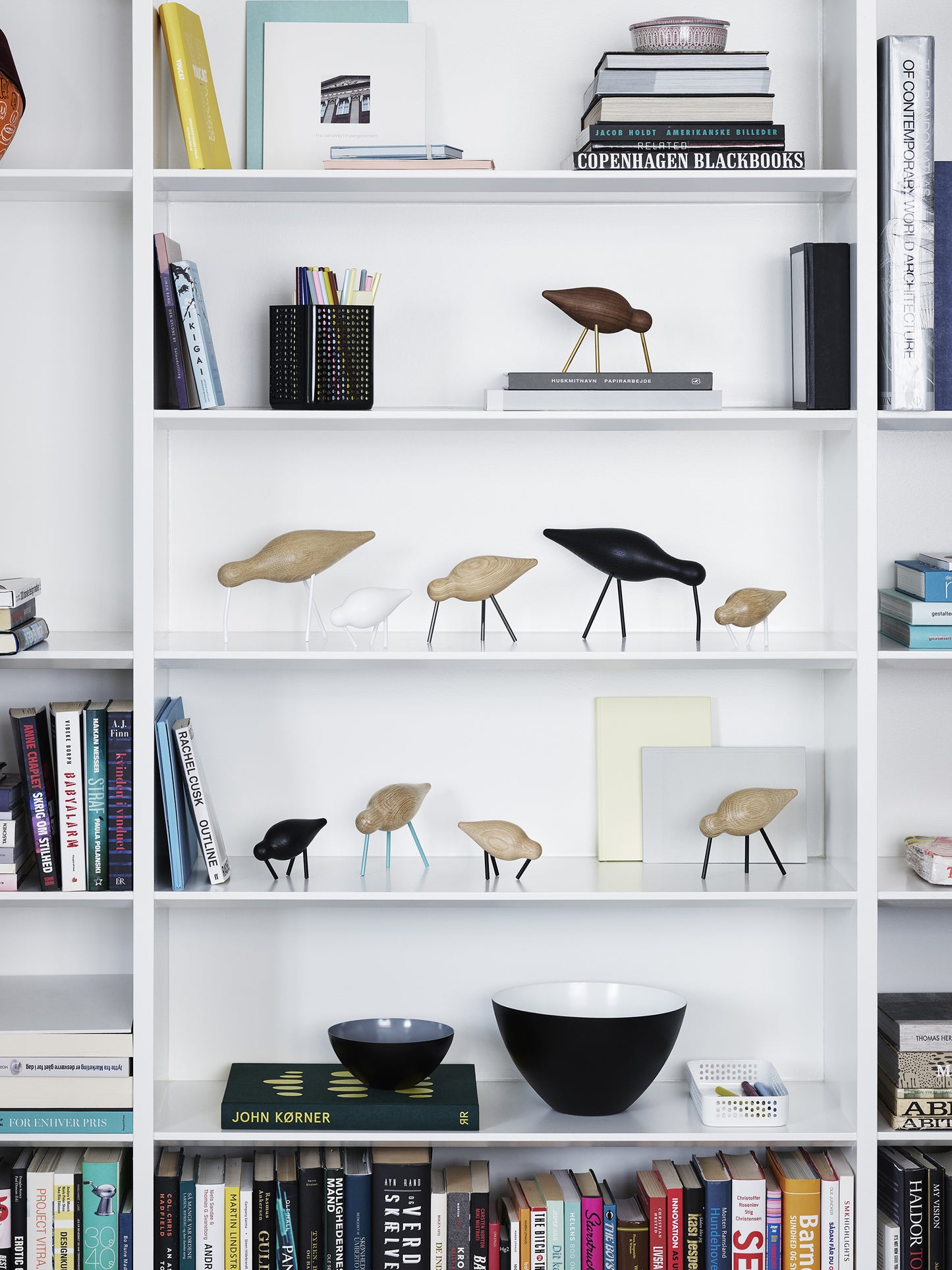 Normann Copenhagen Shorebird M tammi/musta metalli