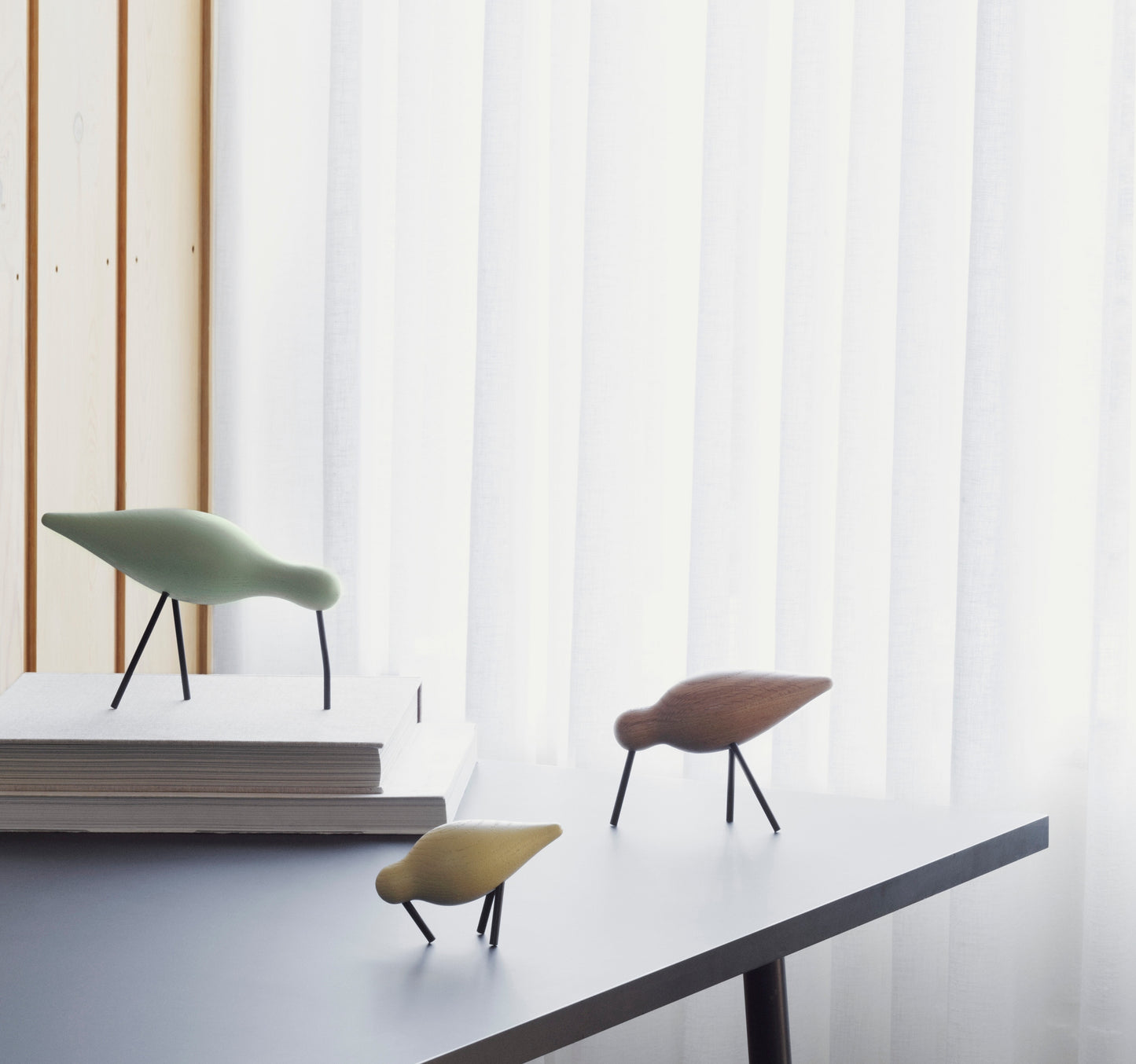 Normann Copenhagen Shorebird L vihreä/musta