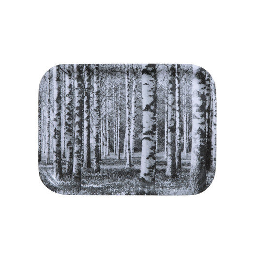 Miiko Koivumetsä mustavalkoinen tarjotin 20 x 27 cm