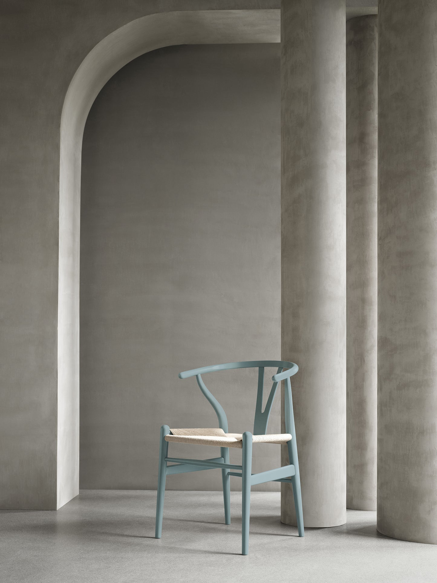 Carl Hansen & Søn CH24 Wishbone Soft Pewter pyökki/luonnonväri