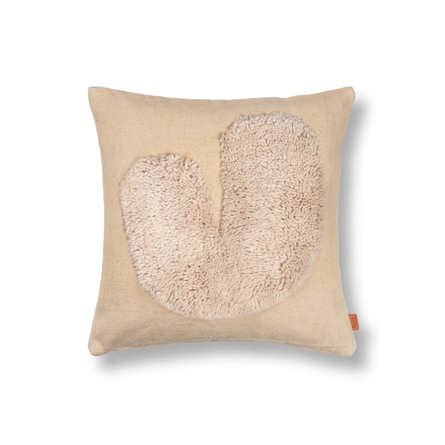 Ferm Living Lay tyyny 50x50 hiekka/luonnonvalkoinen