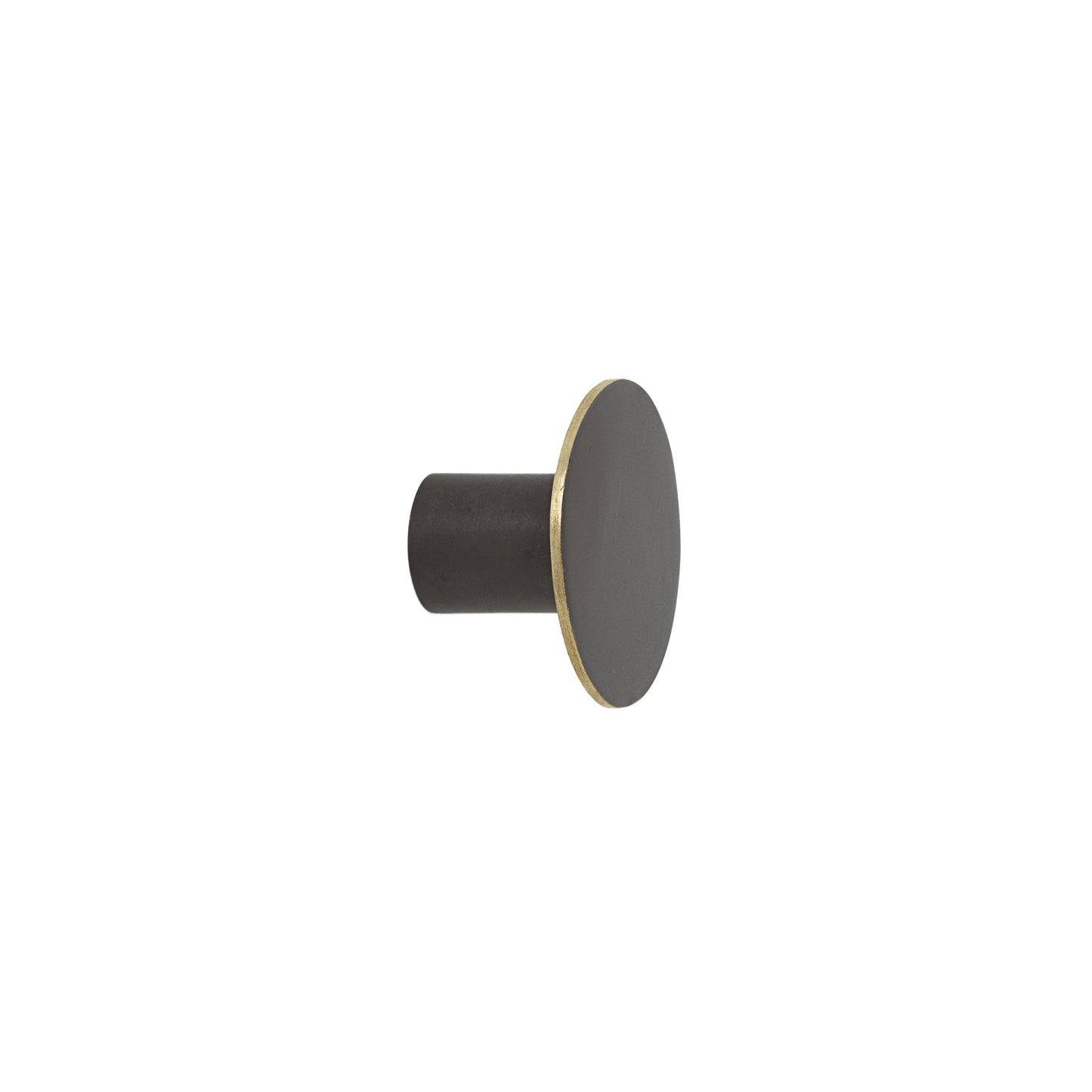 Ferm Living Hook Black brass ripustin S