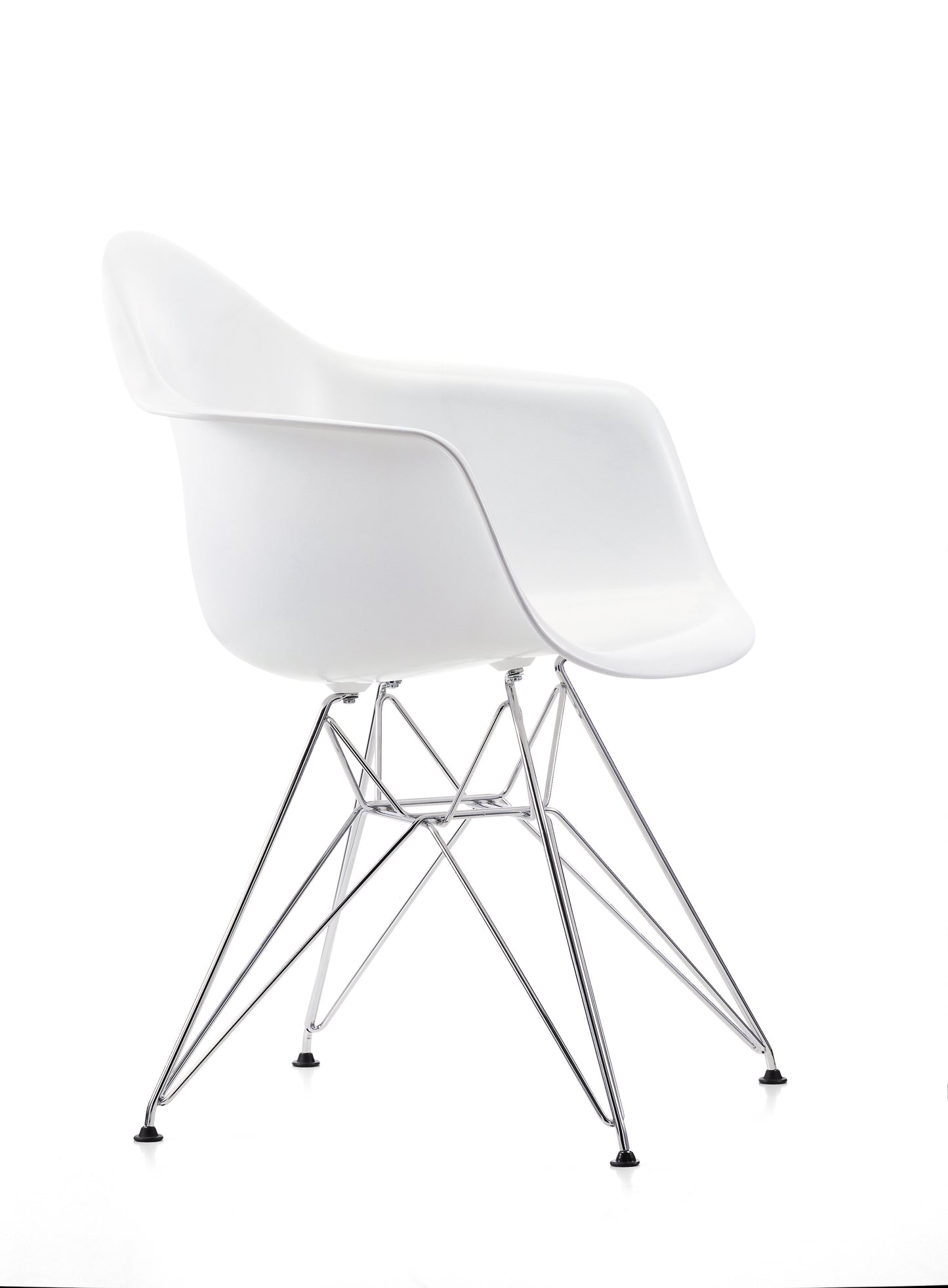 Vitra Eames DAR tuoli valkoinen/kromi