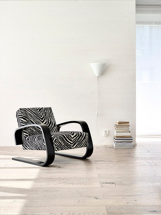 Artek 400 "Tankki" lepotuoli zebra