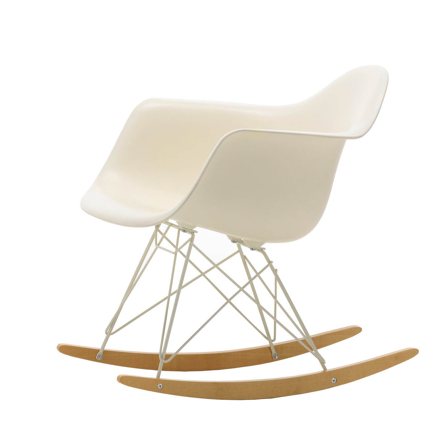 Vitra Eames RAR keinutuoli kerma