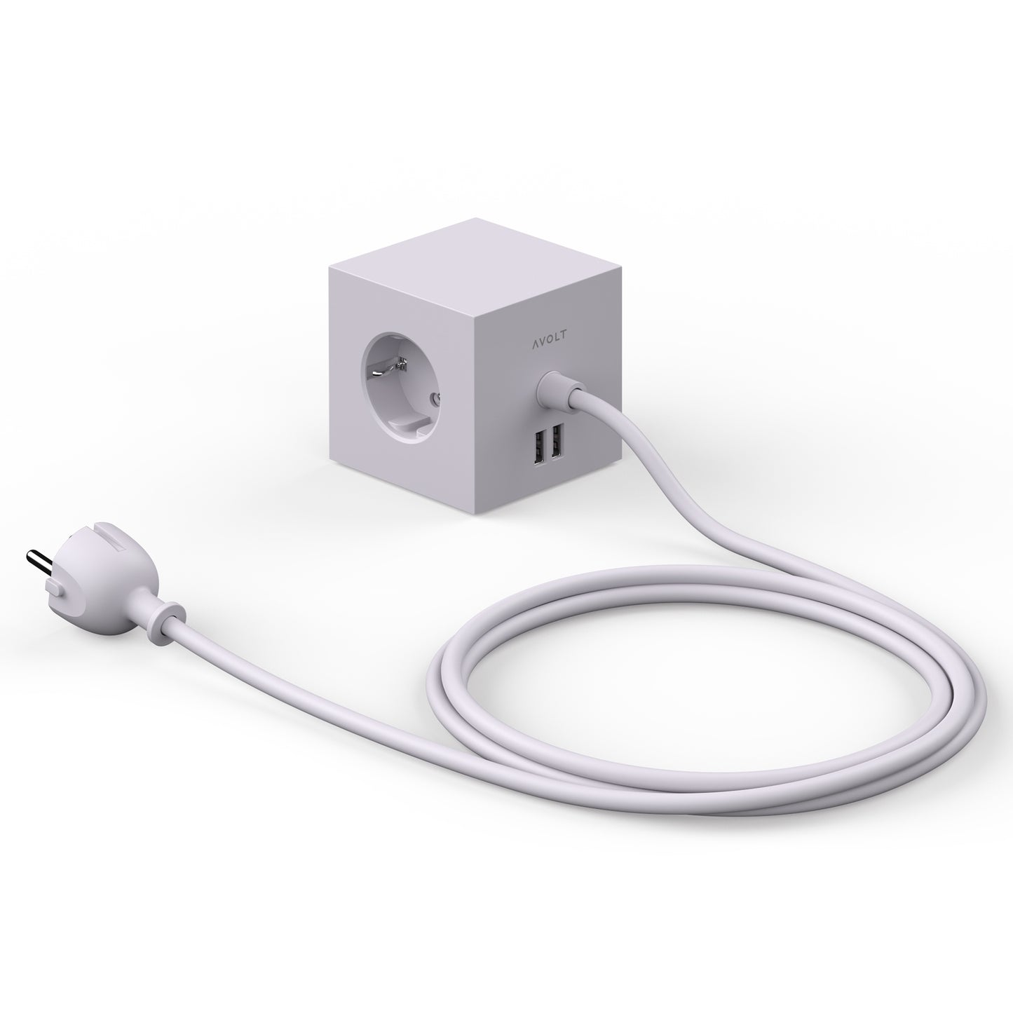 Avolt Square 1 USB jatkojohto harmaa