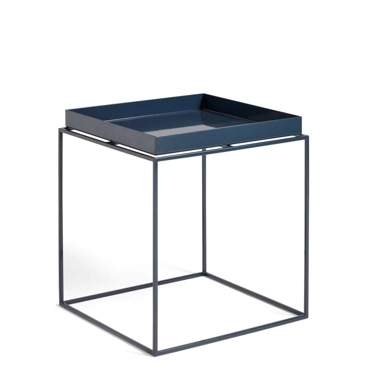 HAY Tray pöytä 40x40 tummansininen