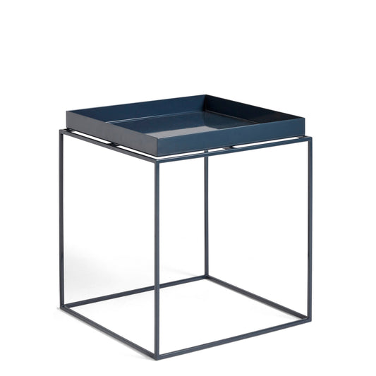 HAY Tray pöytä 40x40 tummansininen