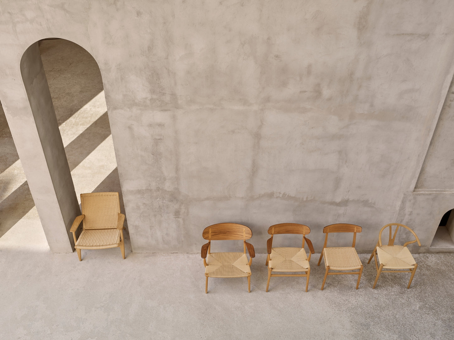 Carl Hansen & Søn CH25 lepotuoli öljytty tammi/luonnonväri