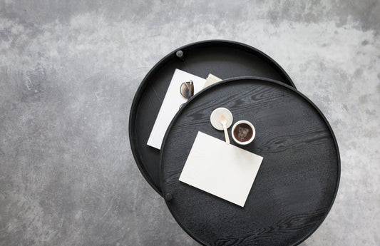 Menu Turning Table musta