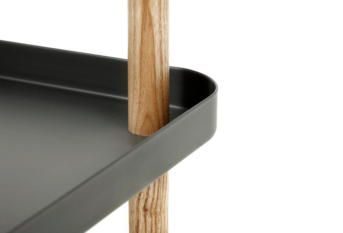 Normann Copenhagen Block tarjoiluvaunu tummanharmaa