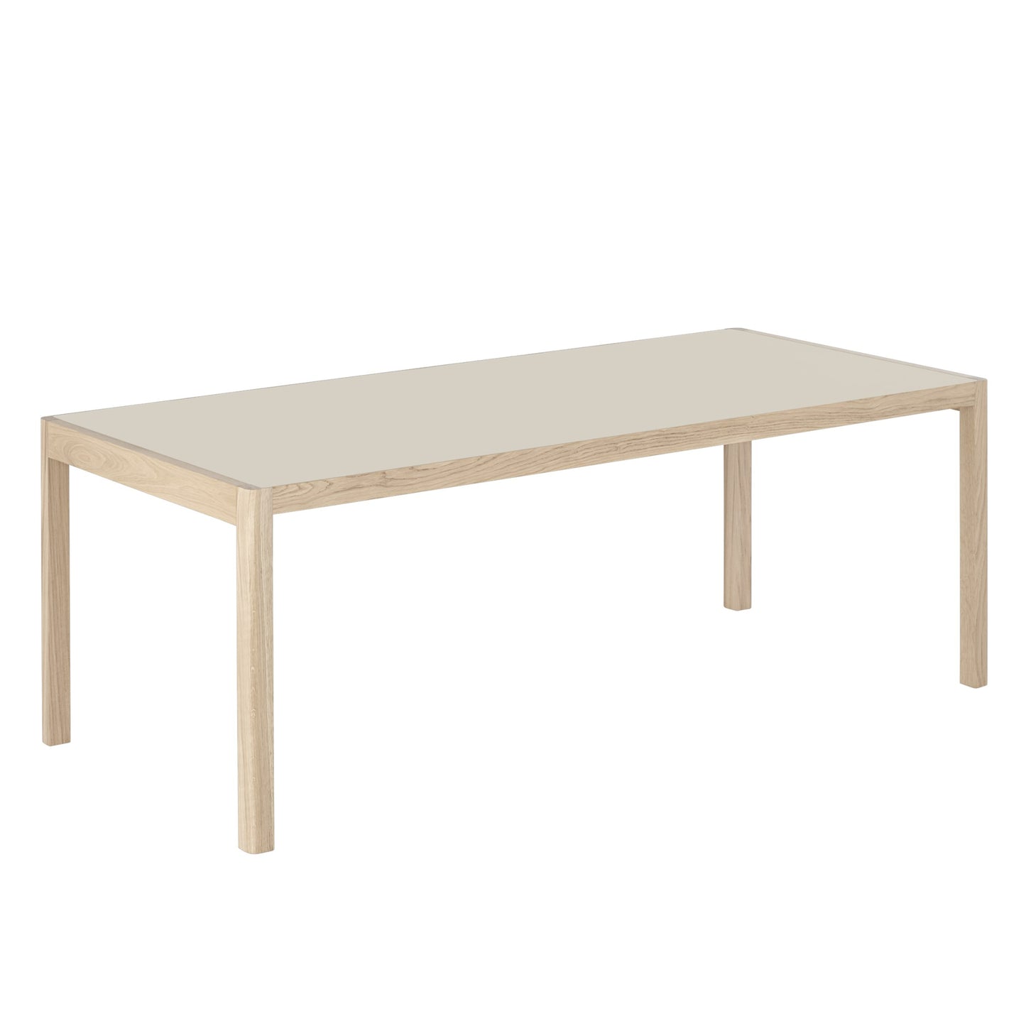 Muuto Workshop pöytä 200x90 harmaa