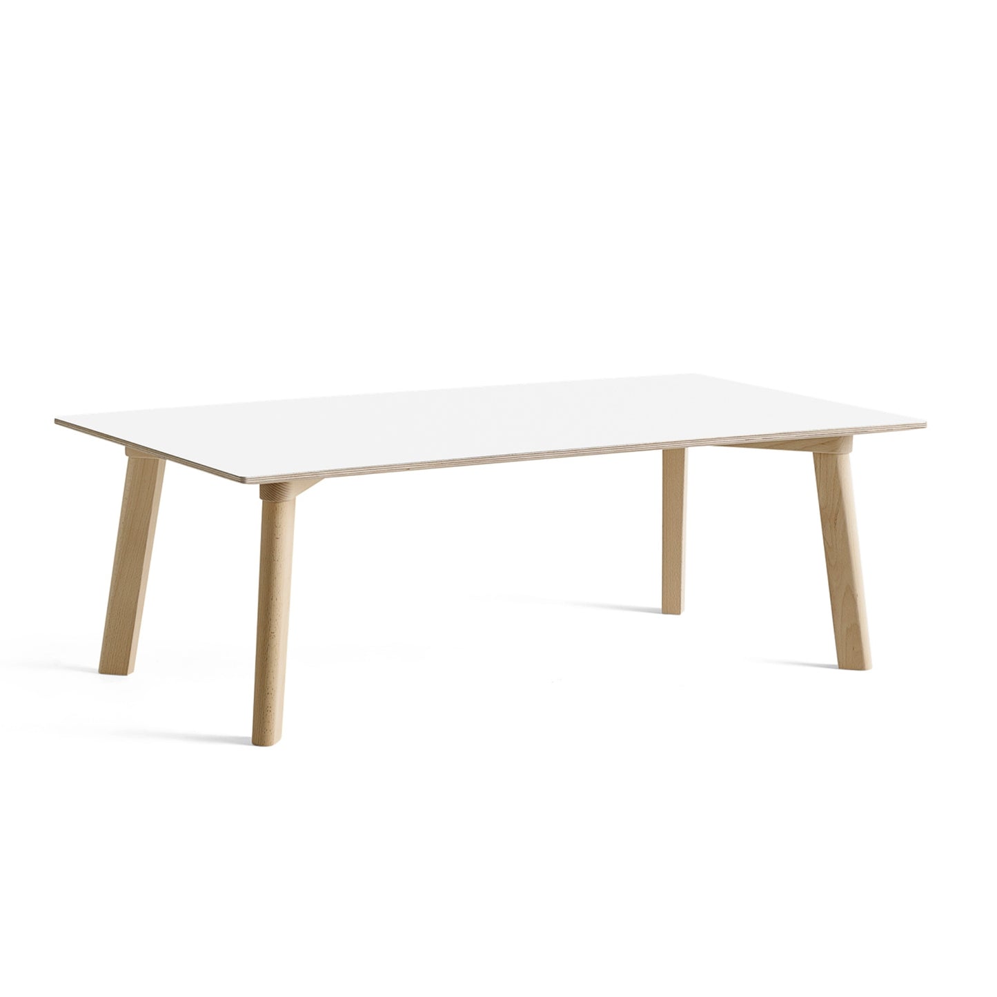 HAY CPH Deux 250 sohvapöytä 120x60 valkoinen laminaatti/pyökki
