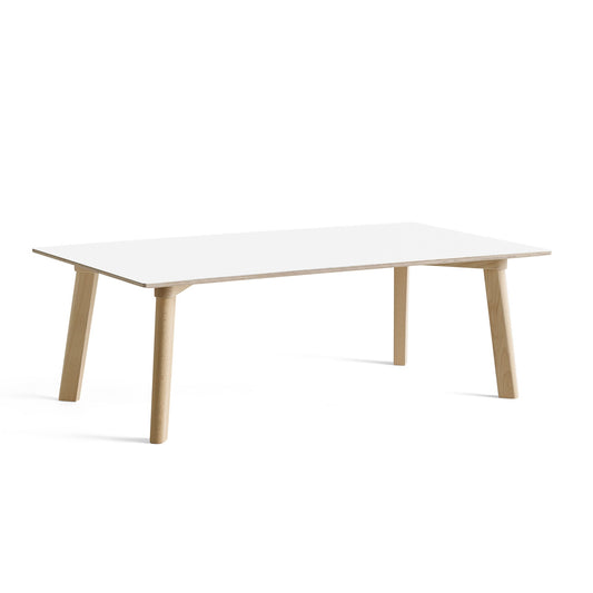 HAY CPH Deux 250 sohvapöytä 120x60 valkoinen laminaatti/pyökki