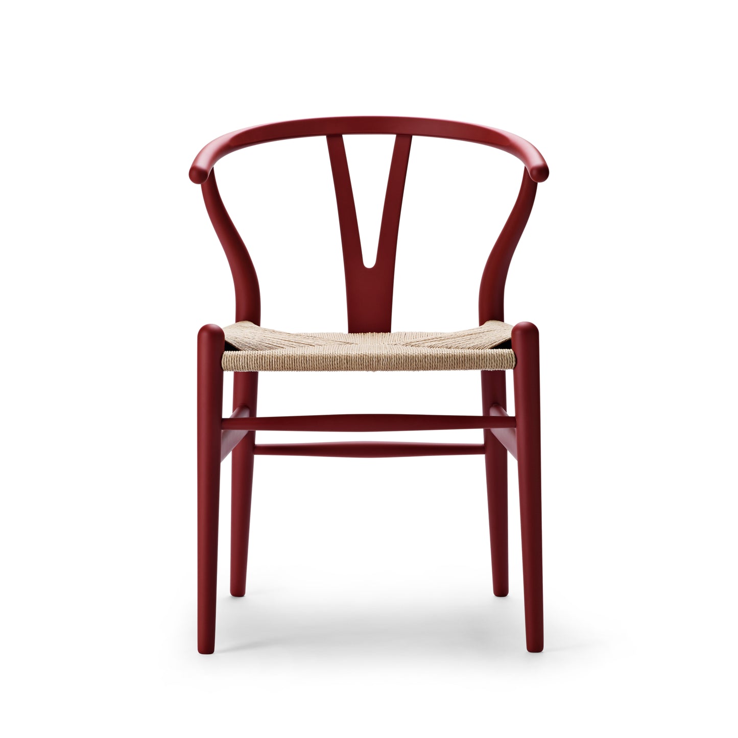 Carl Hansen & Søn CH24 Wishbone Soft punainen pyökki/luonnonväri