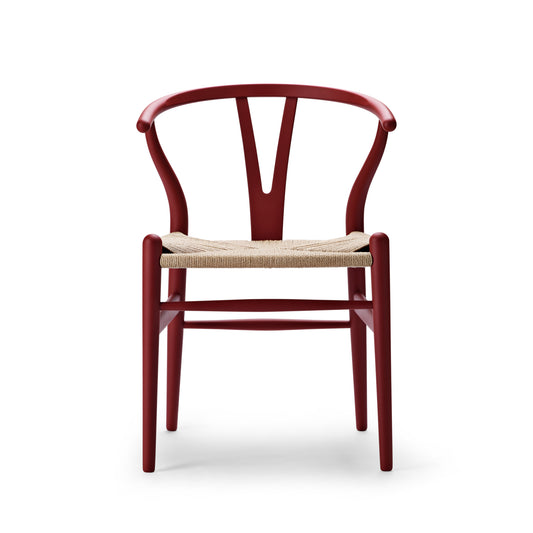 Carl Hansen & Søn CH24 Wishbone Soft punainen pyökki/luonnonväri