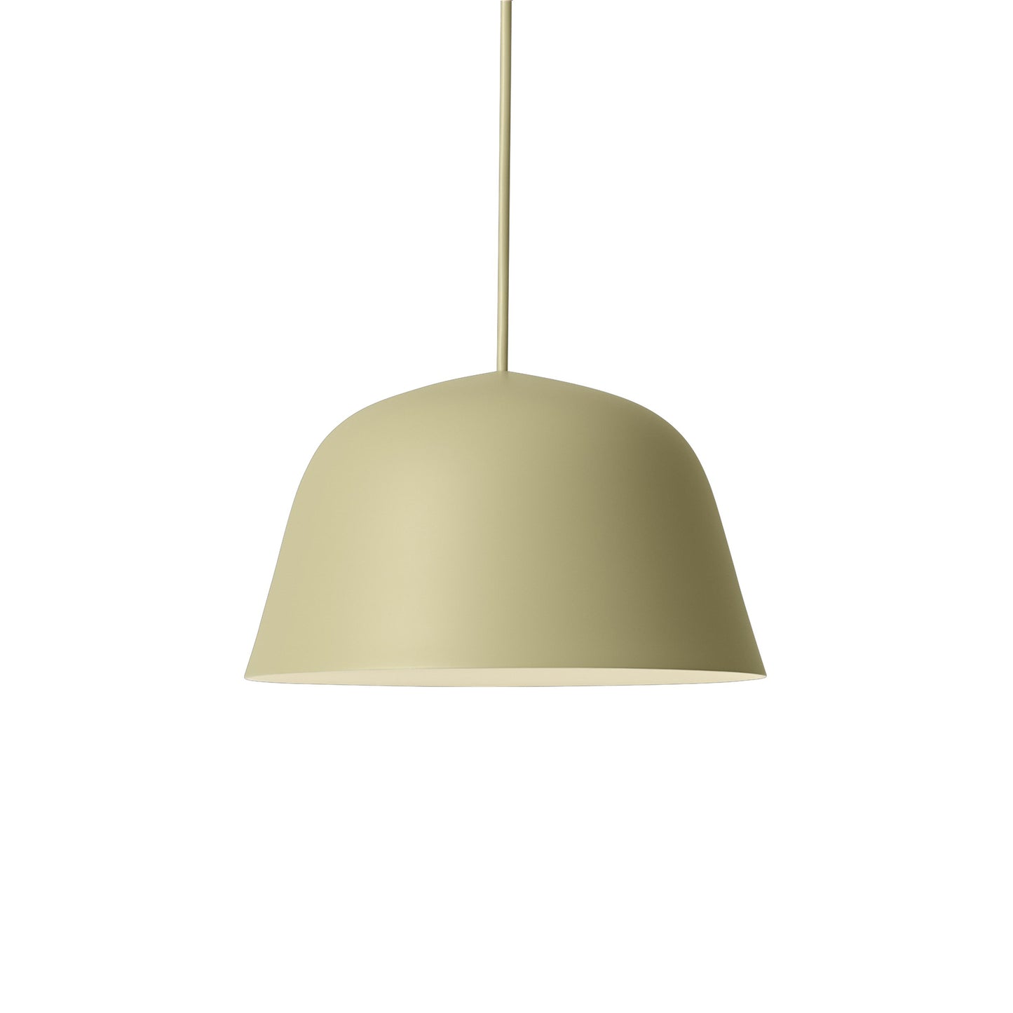 Muuto Ambit riippuvalaisin Ø25 beige-vihreä
