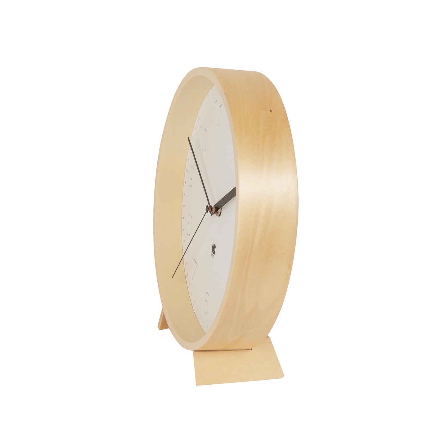 Umbra Rimwood kello valkoinen/luonnonväri