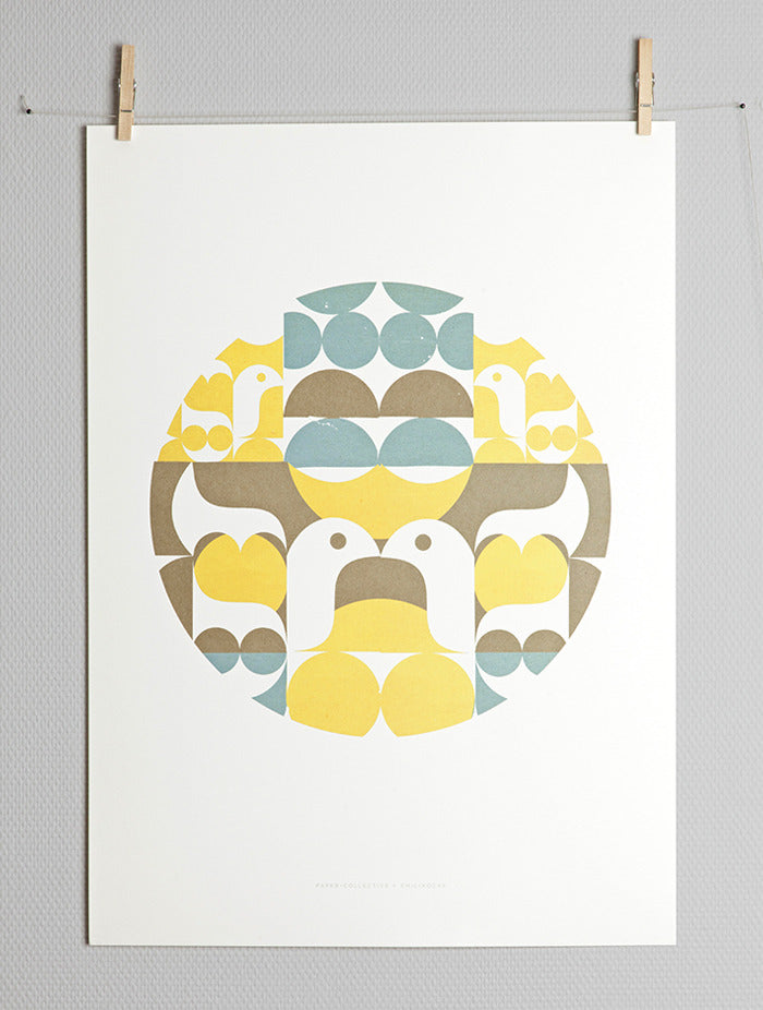 Paper Collective Circle Pattern