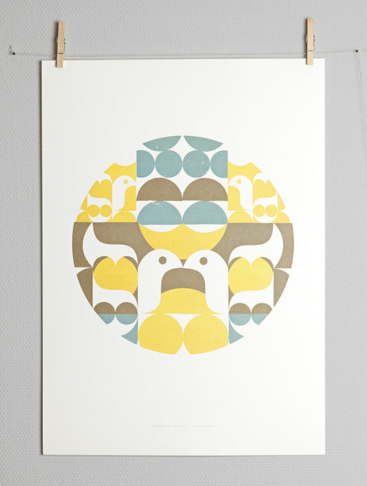 Paper Collective Circle Pattern