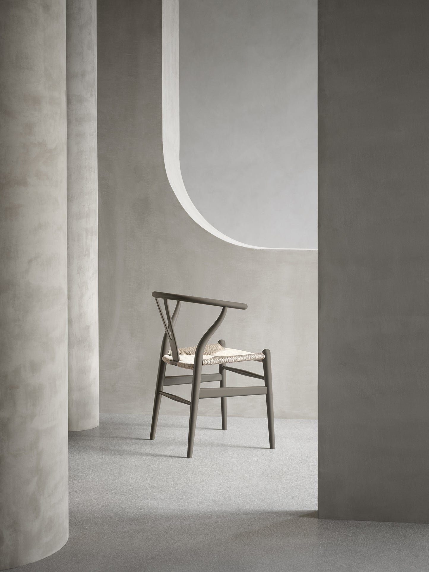 Carl Hansen & Søn CH24 Wishbone Soft Slate pyökki/luonnonväri