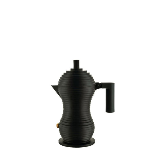 Alessi Pulcina espressopannu 1 kupin musta/musta