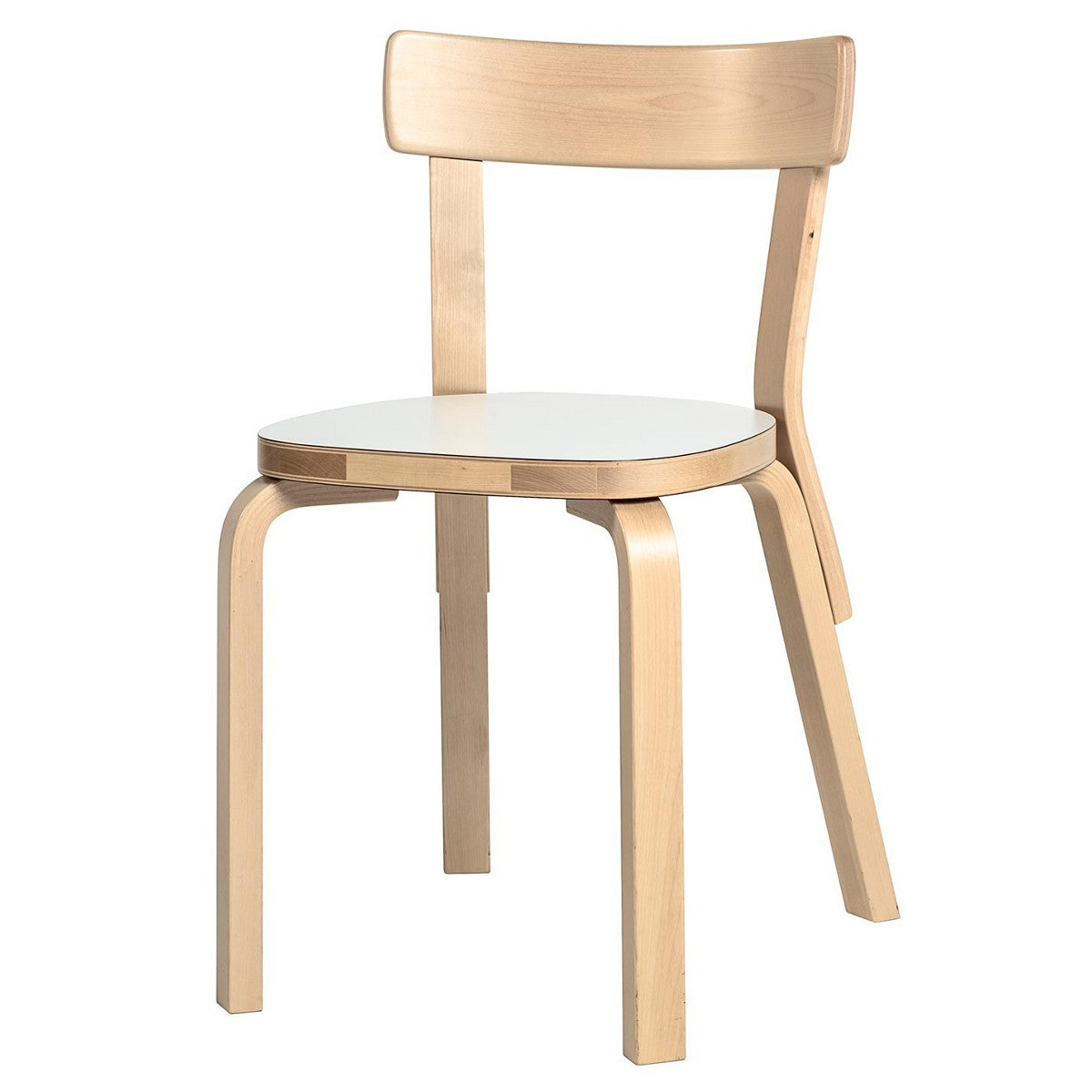 Artek 69 tuoli valkoinen laminaatti