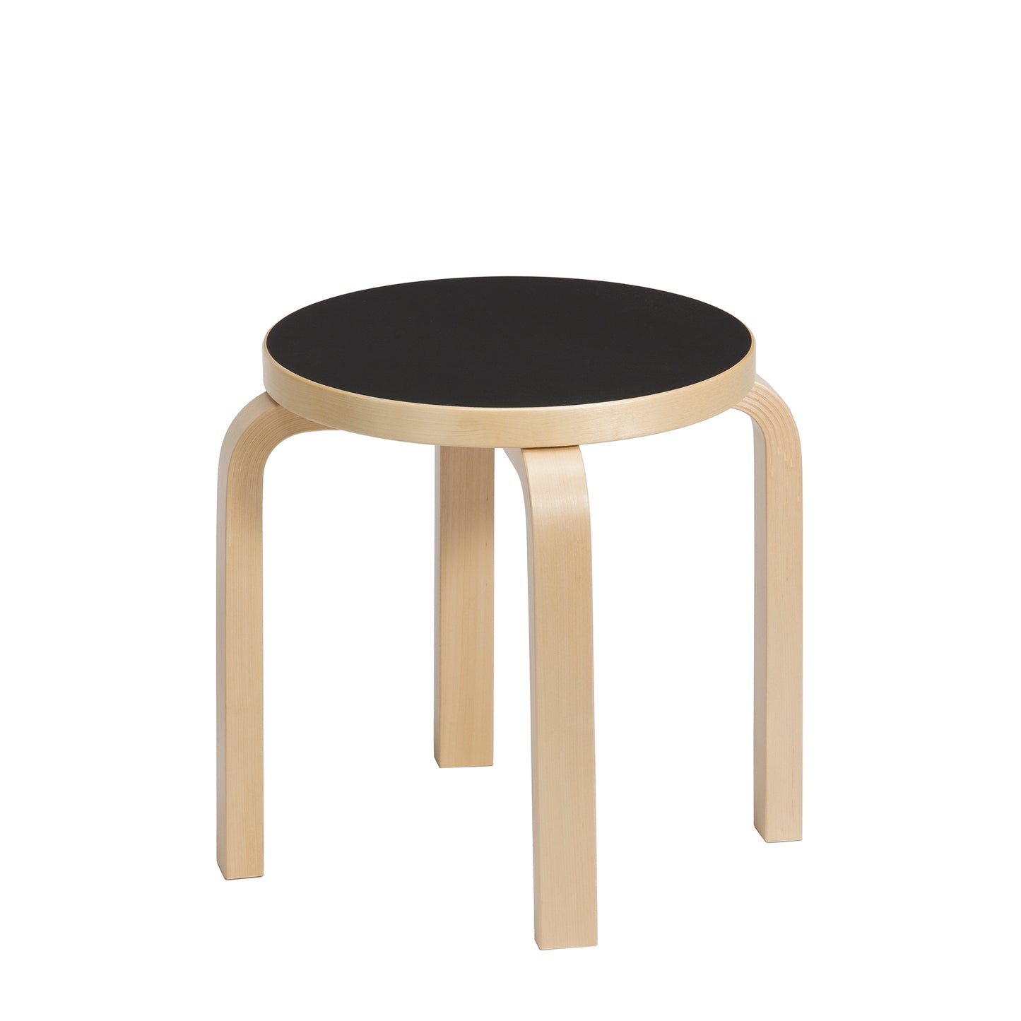 Artek NE60 lasten jakkara musta linoleum