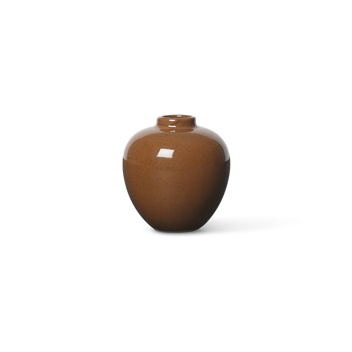 Ferm Living Ary S mini maljakko ruskea
