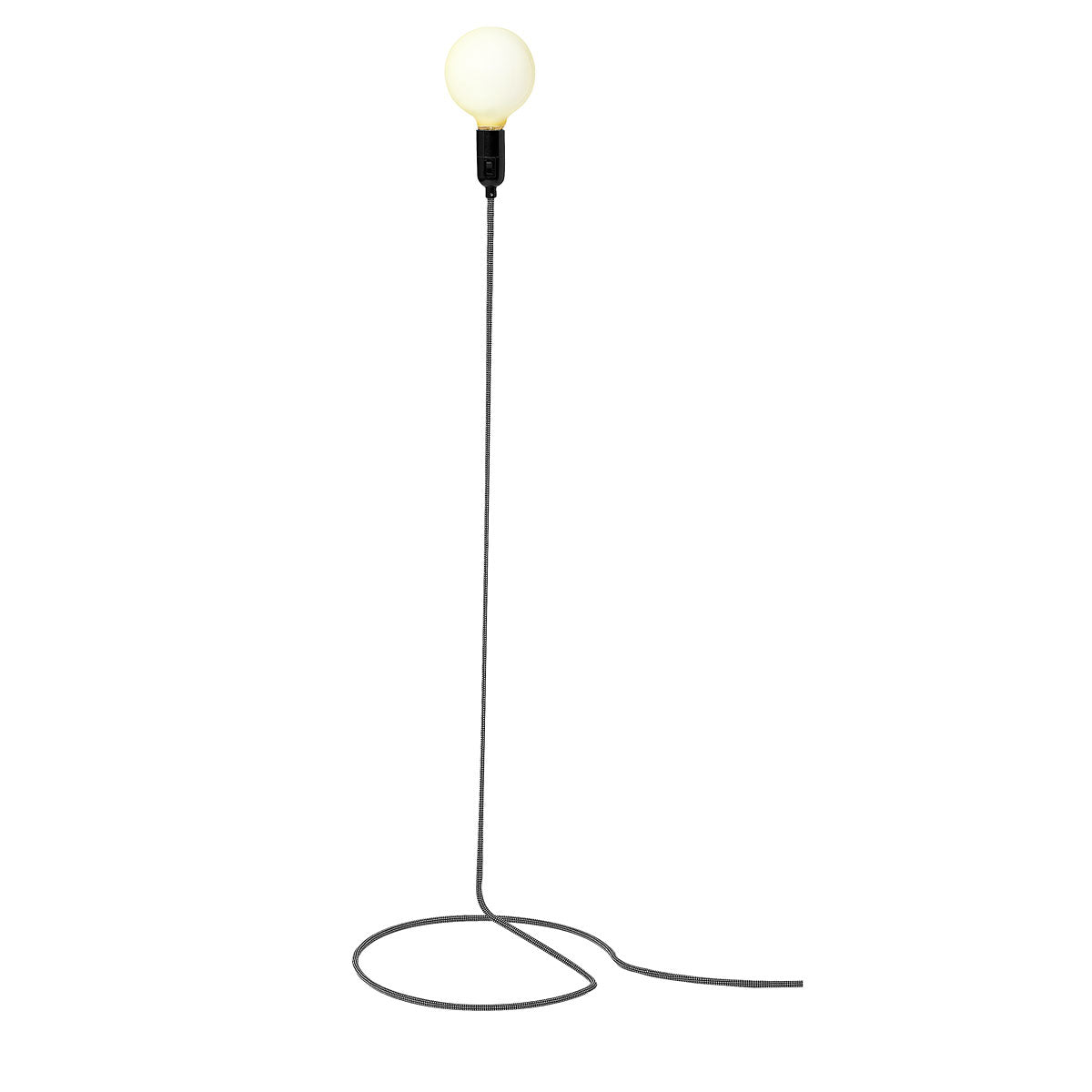 Design House Stockholm Cord lamp musta/valkoinen
