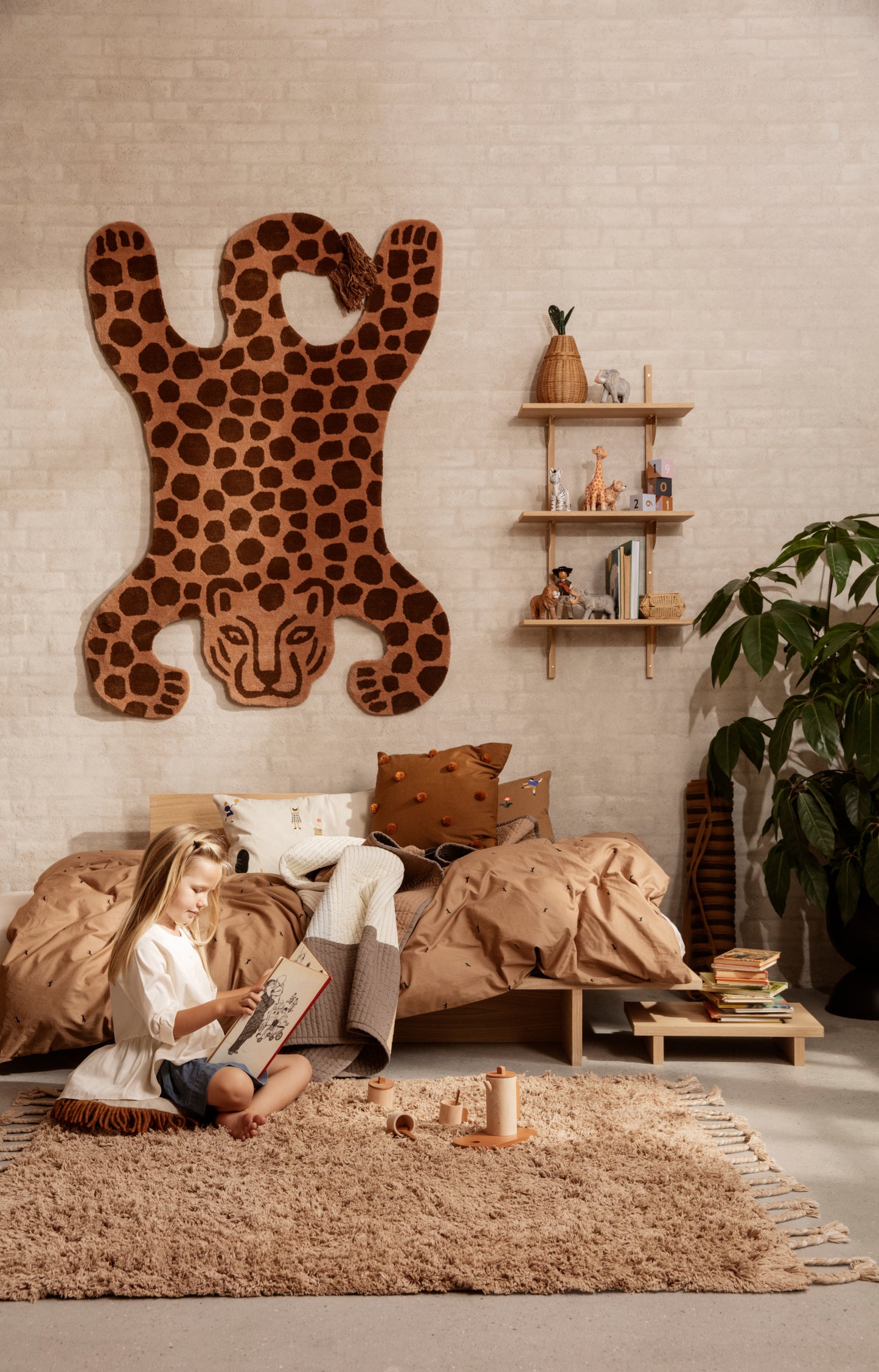 Ferm Living Amass matto 140x140 hiekka