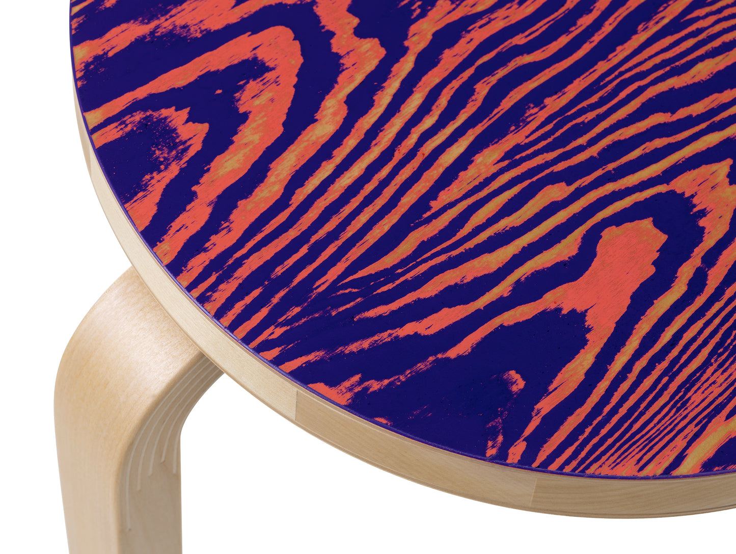 Artek 60 ColoRing jakkara istuin koralli/violetti