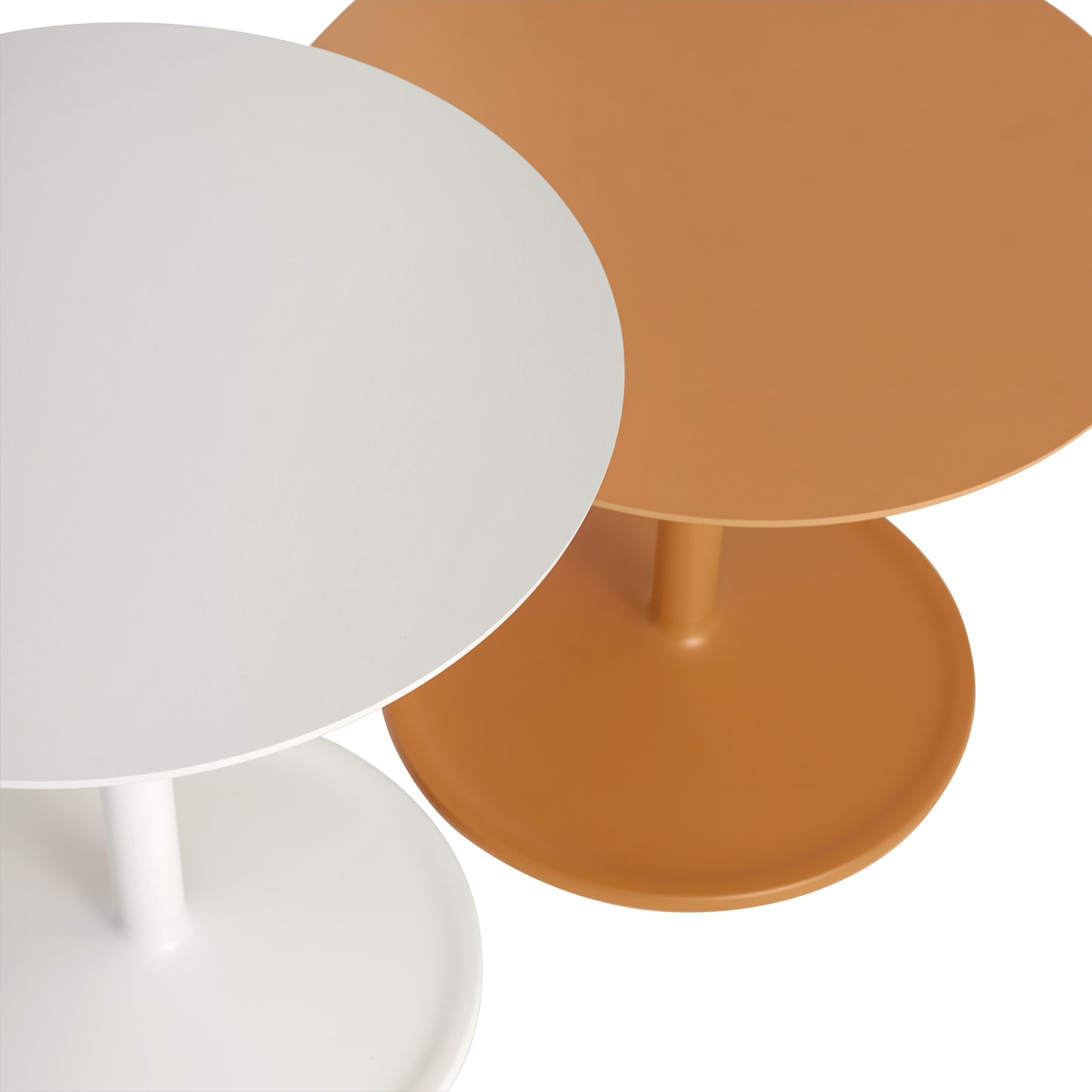 Muuto Soft sivupöytä Ø41 matala oranssi