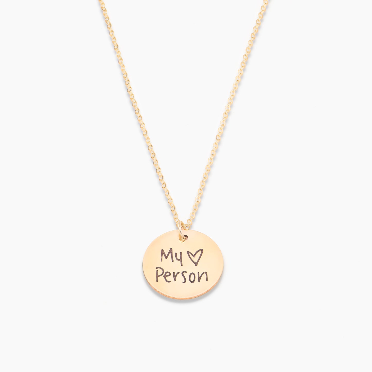 HANDWRITTEN PERSONALIZED DISC NECKLACE