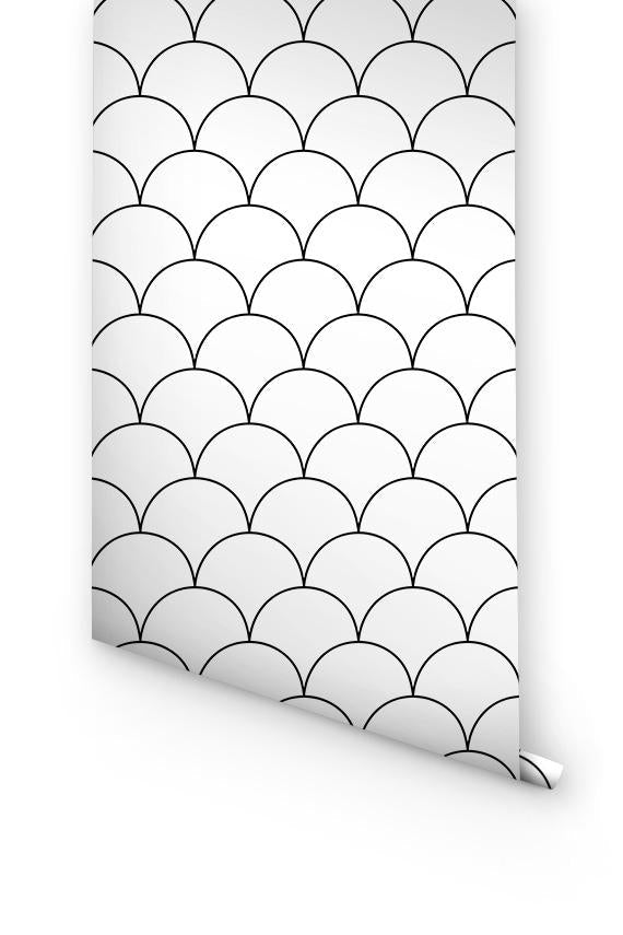 Scallop Removable Wallpaper