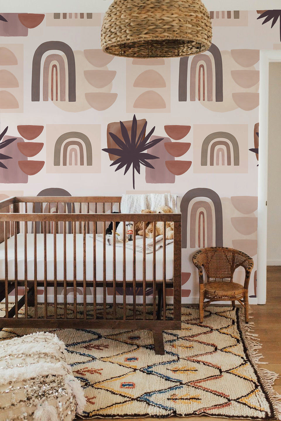 Abstract Shapes Wall Mural