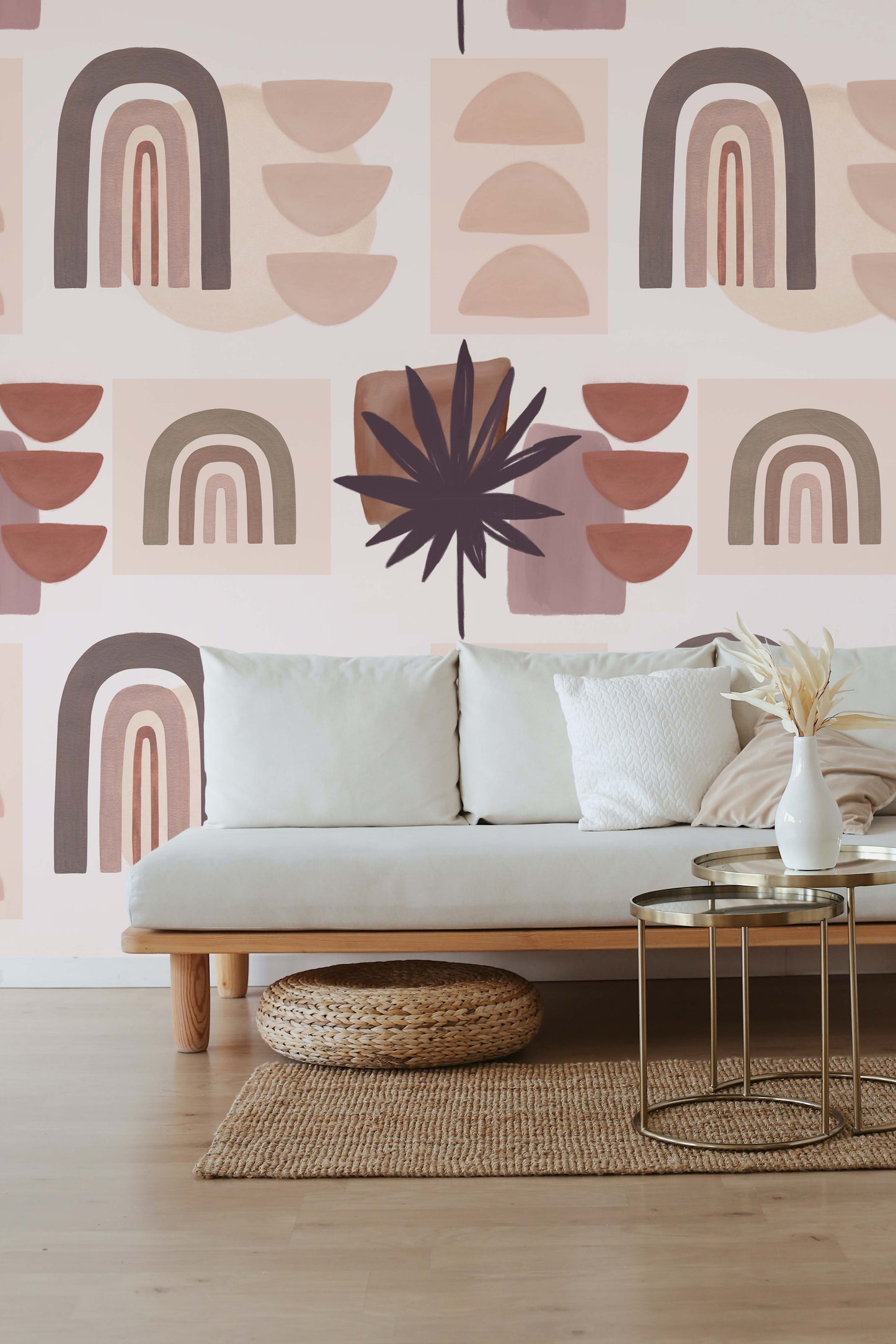 Abstract Shapes Wall Mural