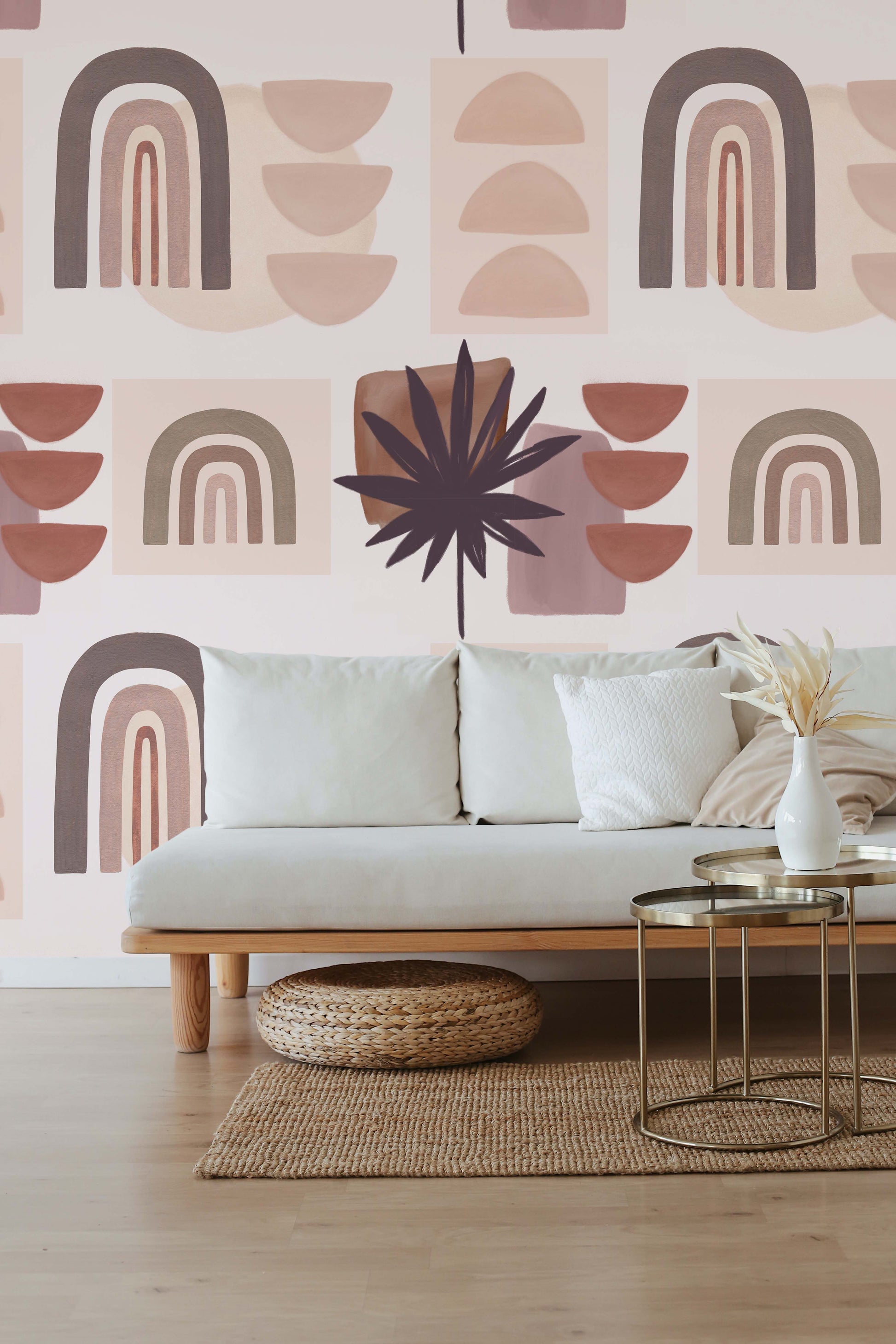 Abstract Shapes Wall Mural