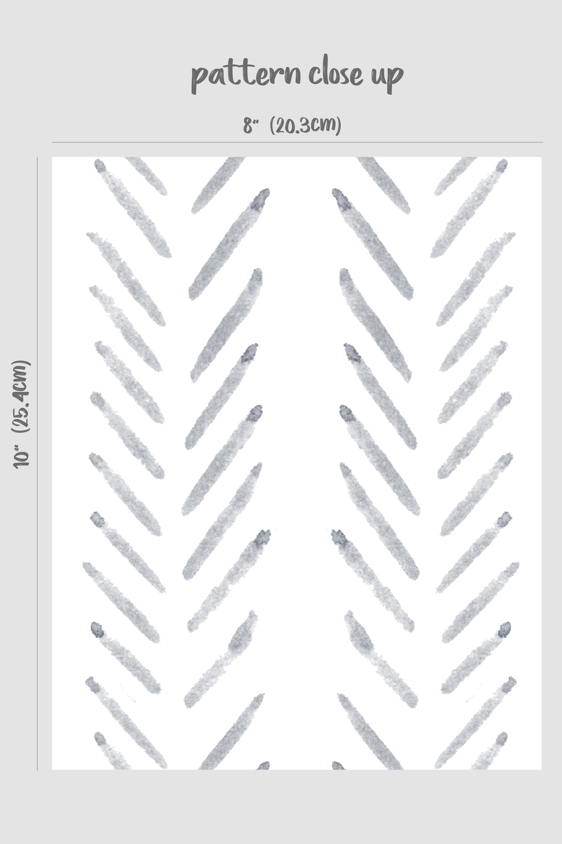 Grey herringbone removable wallpaper