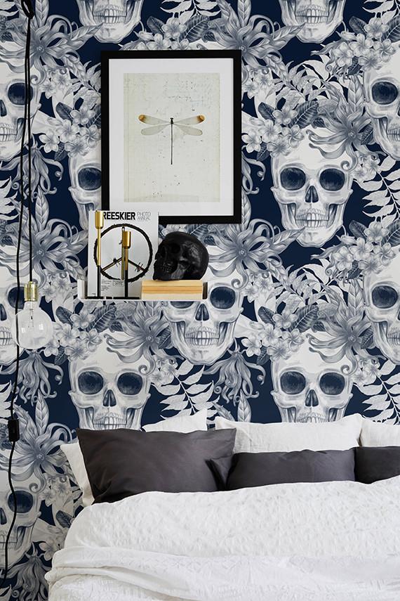 Skull Removable Wallpaper