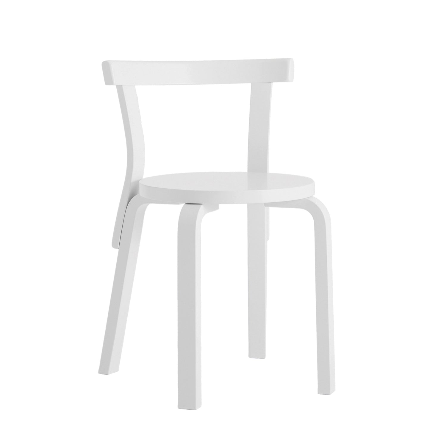 Artek 68 tuoli maalattu valkoinen