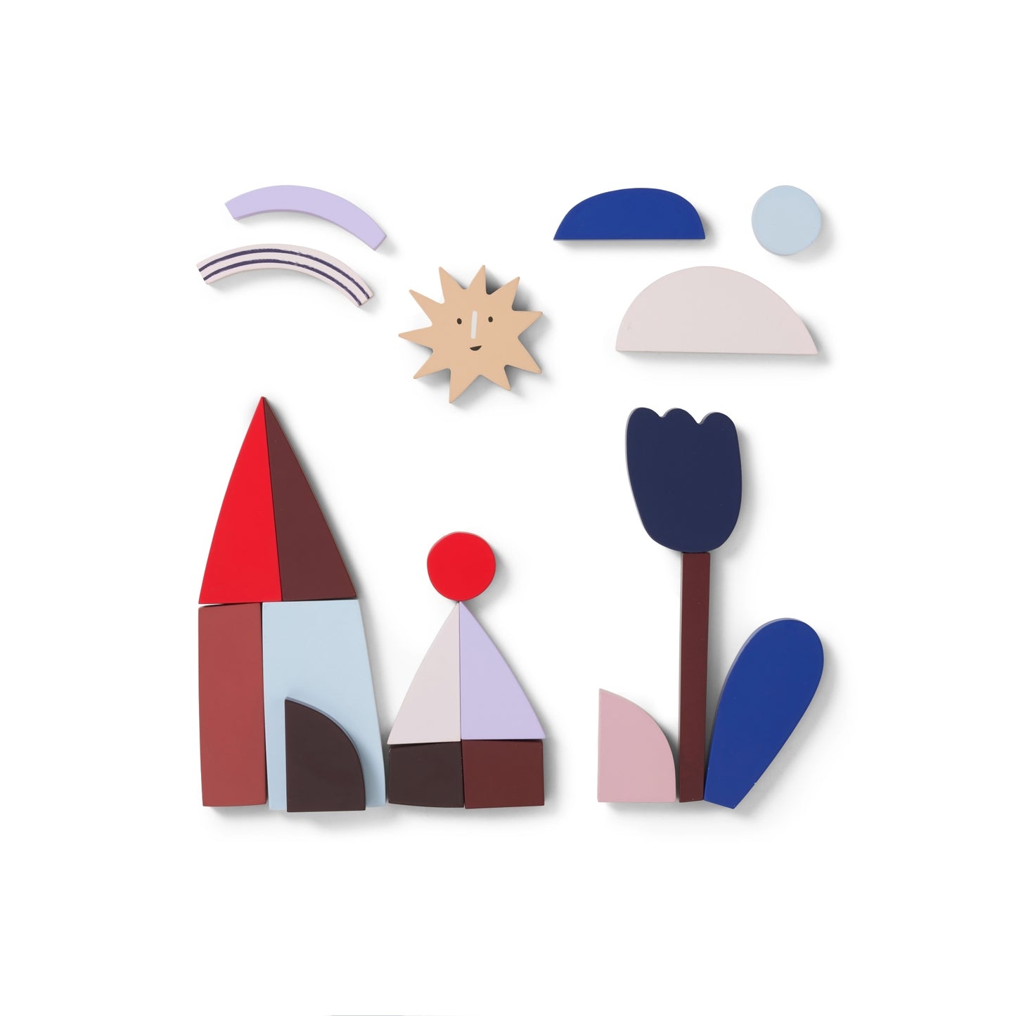 Ferm Living Frame Art Blocks rakennuspalikat