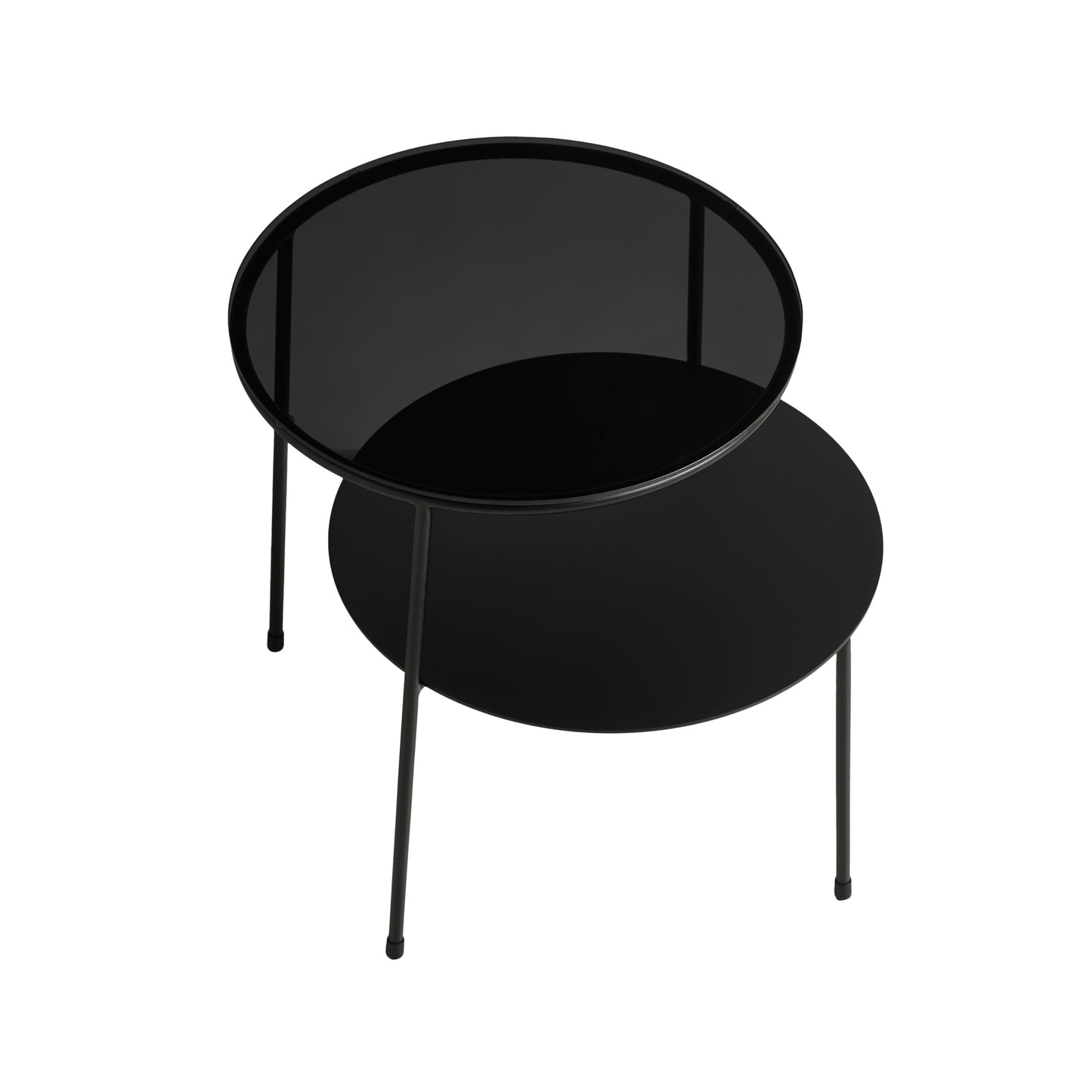 WOUD Duo 2.0 sivupöytä musta