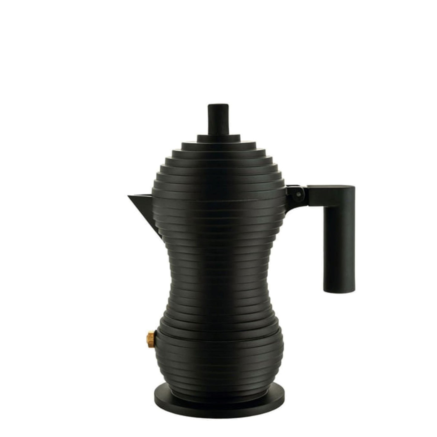 Alessi Pulcina espressopannu 3 kuppia musta/musta