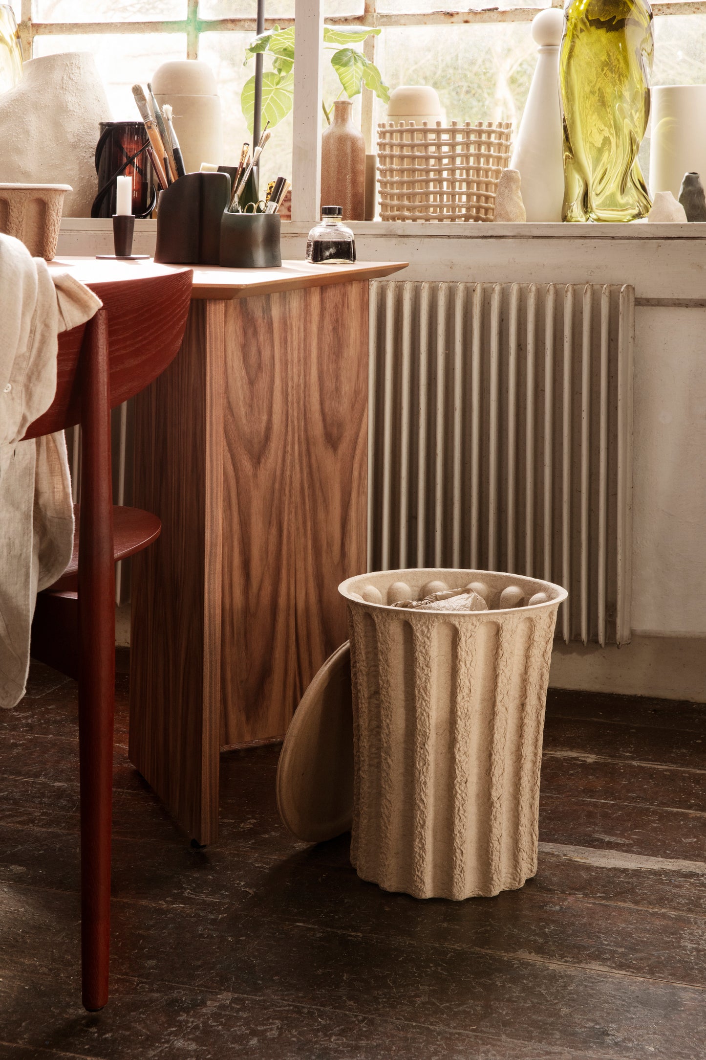 Ferm Living Paper Pulp roskakori