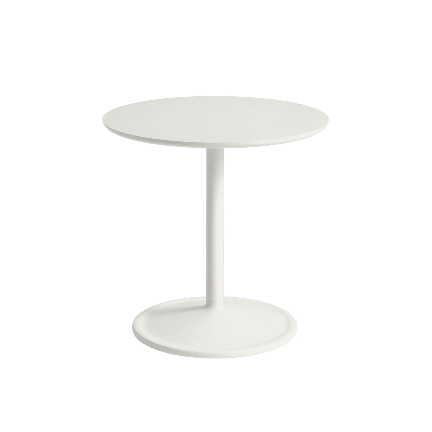 Muuto Soft sivupöytä Ø48 korkea luonnonvalkoinen