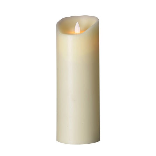 Sompex Flame LED-kynttilä iso valkoinen