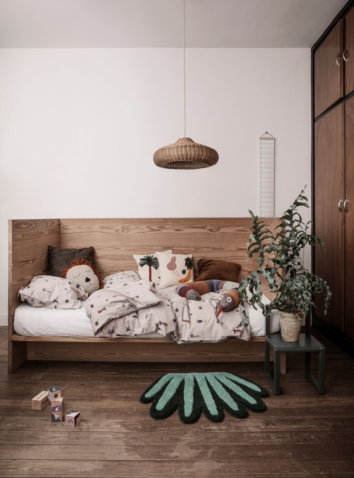 Ferm Living punottu Disc varjostin rottinki
