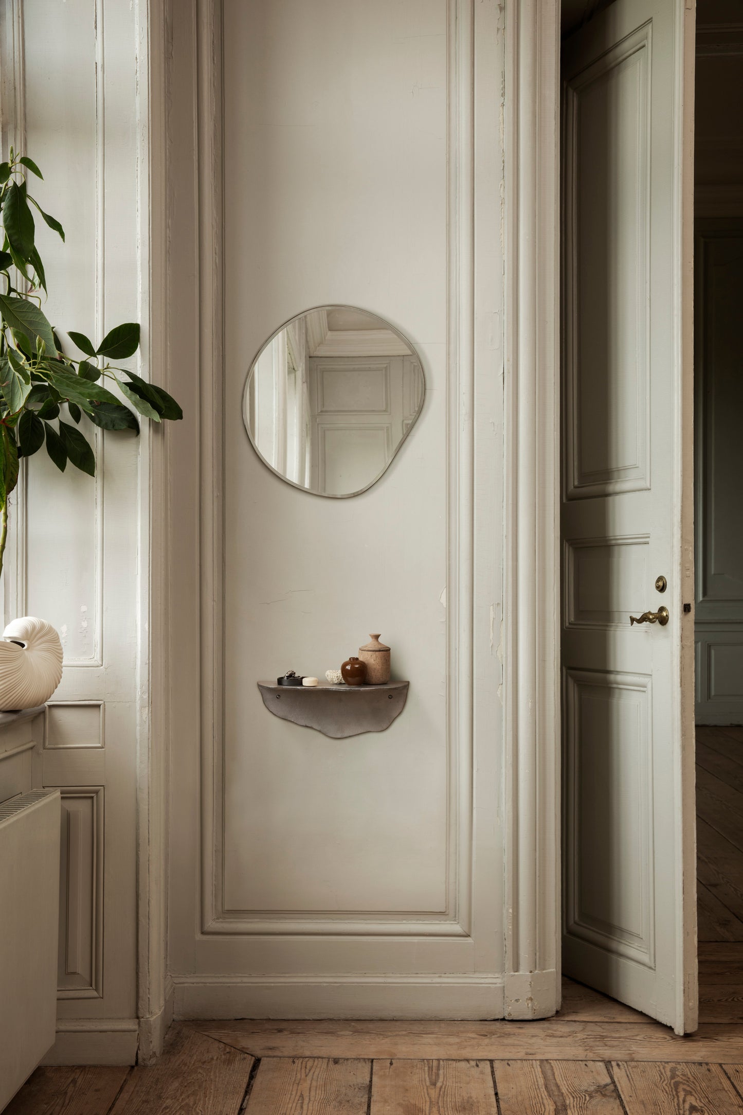 Ferm Living Pond S peili kromi