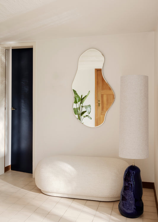 Ferm Living Pond L peili messinki